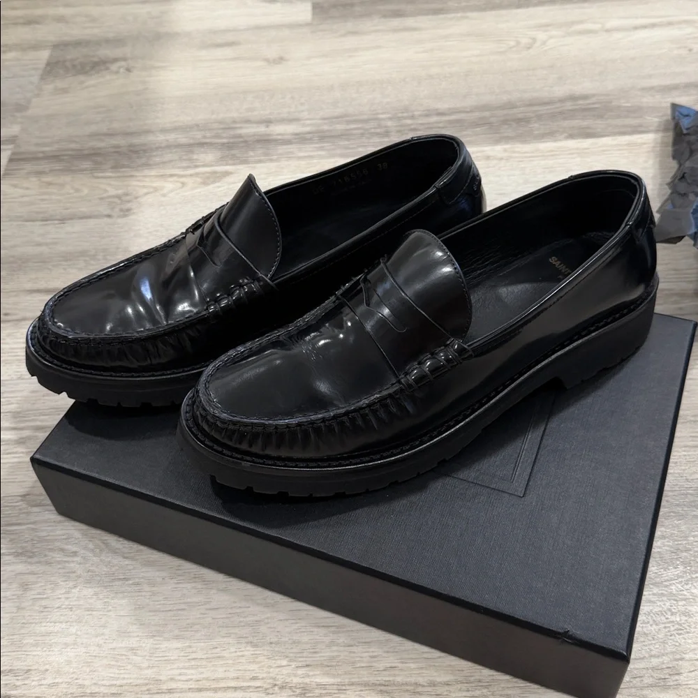 Saint Laurent Le Loafer Monogram Leather Penny